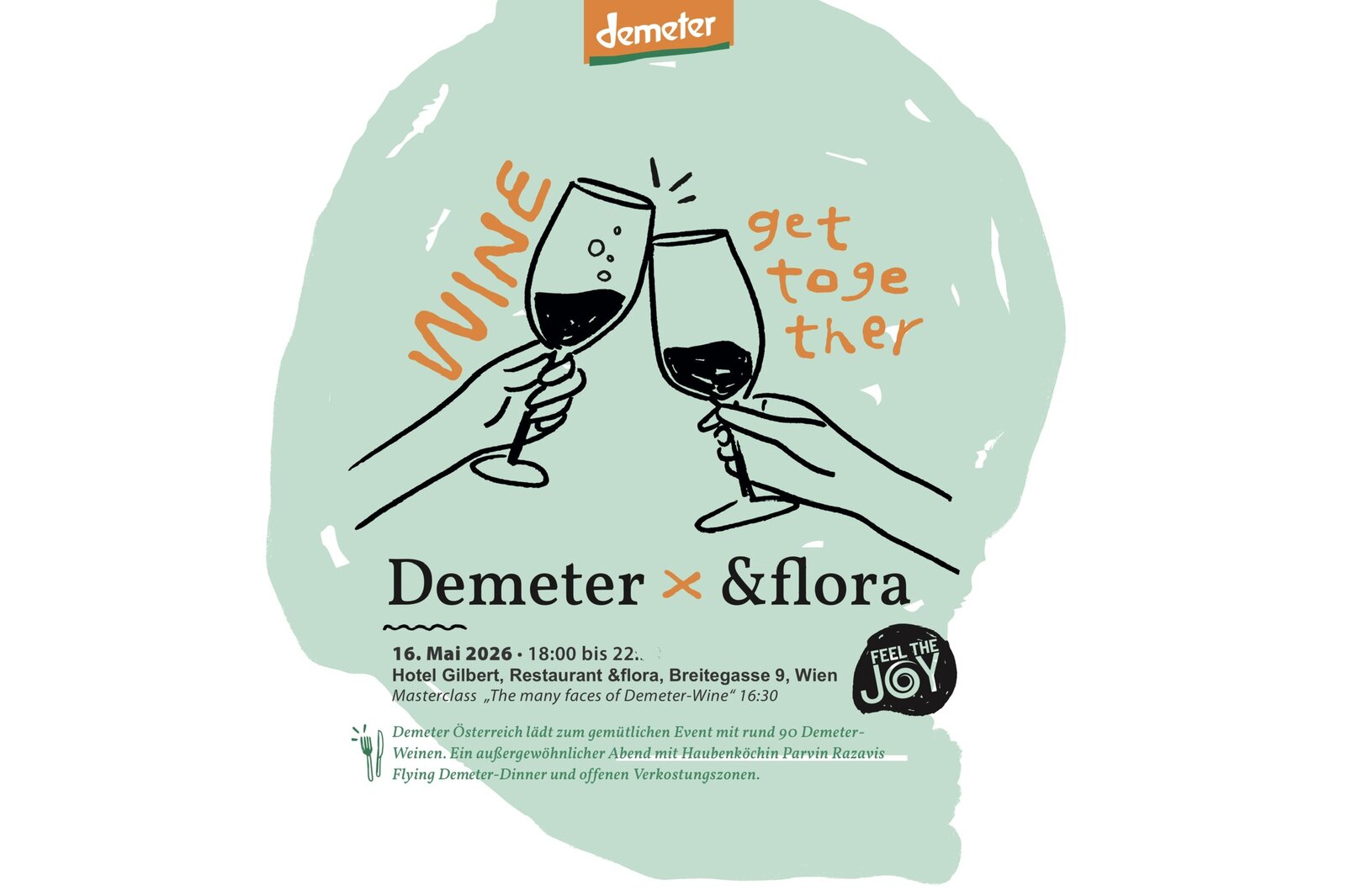 WINE get together · Demeter × &flora